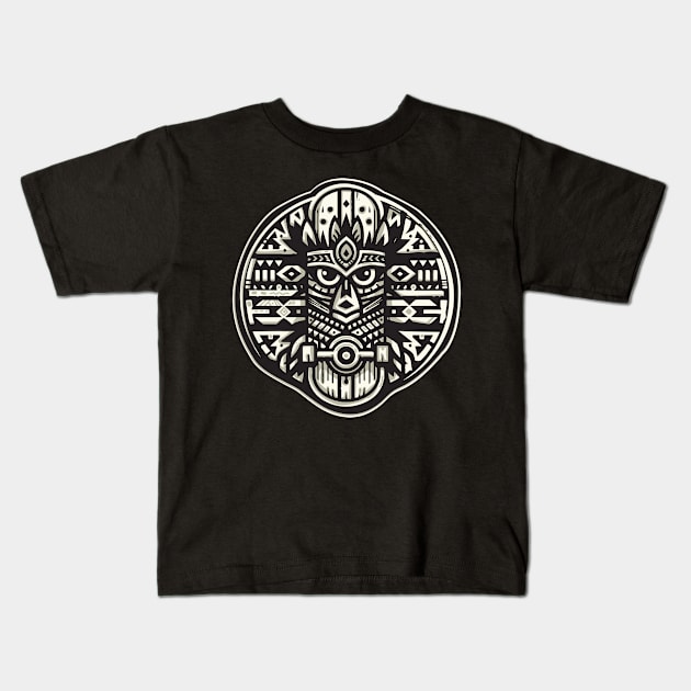 Totem Skater Vibes Tee Kids T-Shirt by ComPix